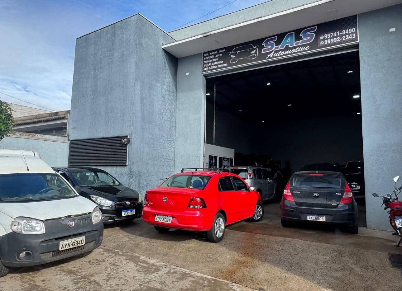 Fachada da S.A.S Automotive em Sarandi PR